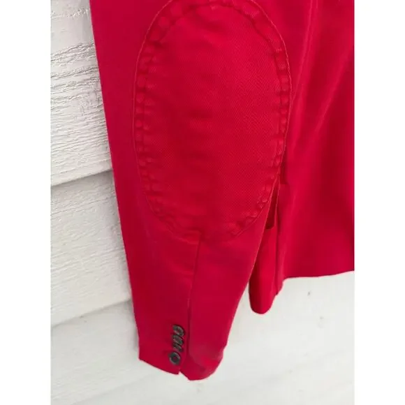 Peyton Jensen Red Blazer Jacket – Tailored Stretch – Size S - Picture 7 of 10